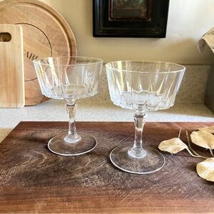 Vintage Crystal D’Arques Durand Versailles Champagne Dessert 1970’s France (2)